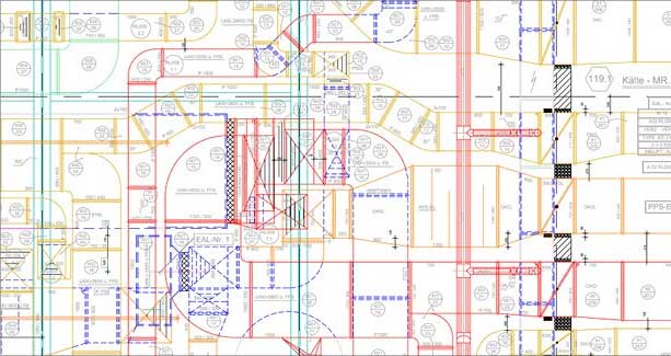 Papier-zu-CAD-Gebäudetechnik-Nachher
